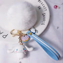 Soft Fur Ball Keychain for Kids and Bags