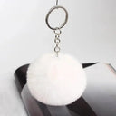 Soft Fur Ball Keychain for Kids and Bags