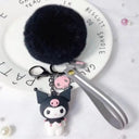 Soft Fur Ball Keychain for Kids and Bags