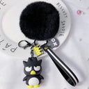 Soft Fur Ball Keychain for Kids and Bags