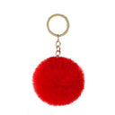 Soft Fur Ball Keychain for Kids and Bags