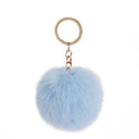 Soft Fur Ball Keychain for Kids and Bags