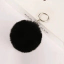 Soft Fur Ball Keychain for Kids and Bags