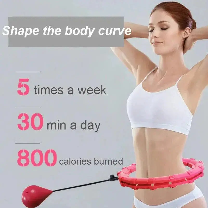 Adjustable Waist Exercise Hoops For Weight Loss And Fitness
