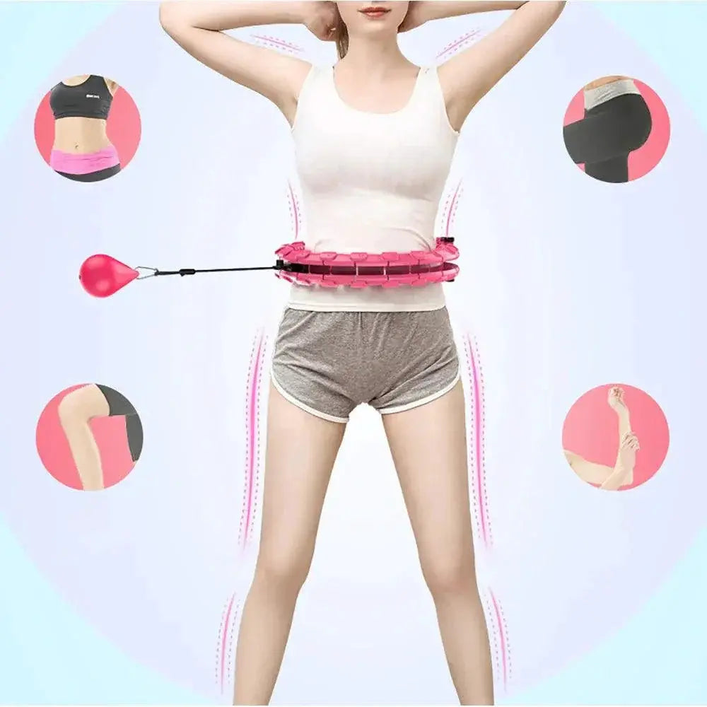 Adjustable Waist Exercise Hoops For Weight Loss And Fitness