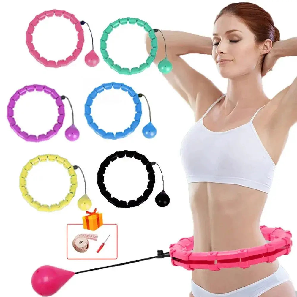 Adjustable Waist Exercise Hoops For Weight Loss And Fitness