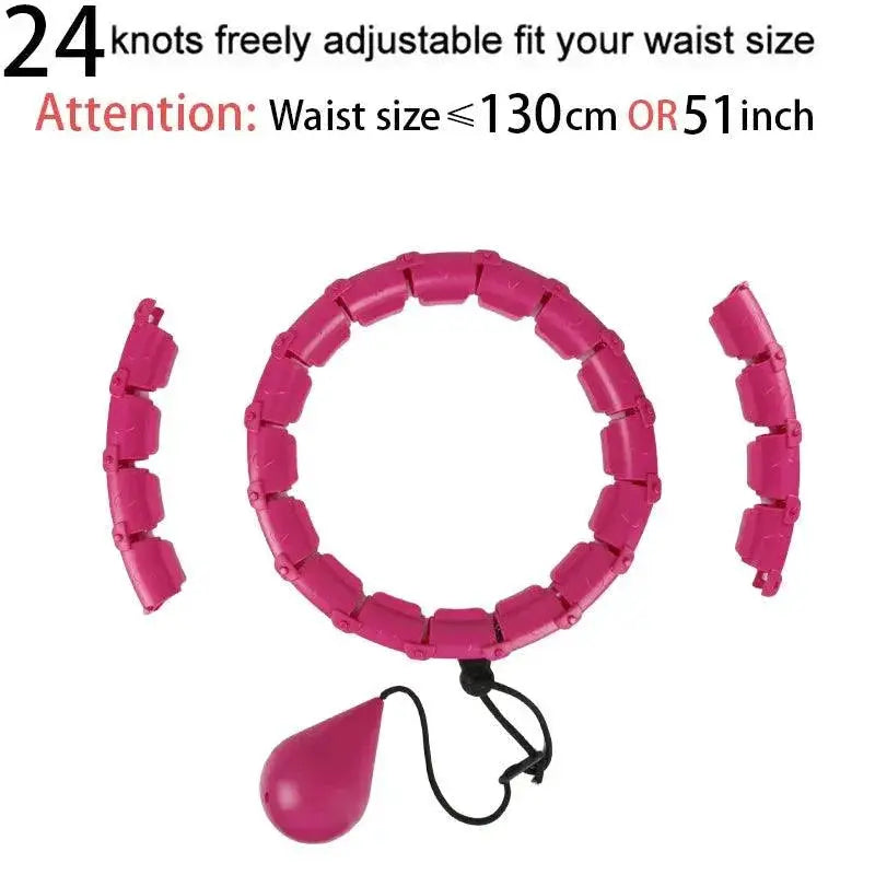 Adjustable Waist Exercise Hoops For Weight Loss And Fitness