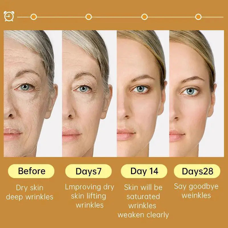 Anti Wrinkle Golden Glow Radiant Skin Essence Serum 50ml Pro