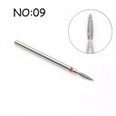 Ceramic Tungsten Nail Bits Set Precision Nail Care Kit