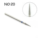 Ceramic Tungsten Nail Bits Set Precision Nail Care Kit