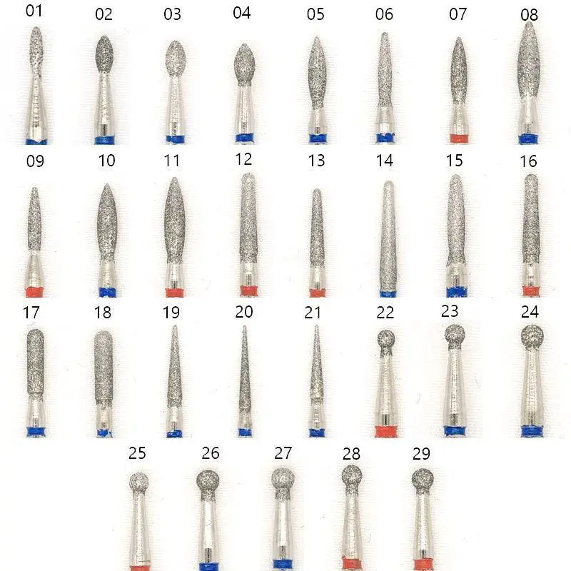Ceramic Tungsten Nail Bits Set Precision Nail Care Kit