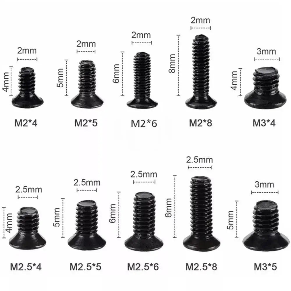 500 Piece Hex Screw Kit For Electronics And Computer Repair