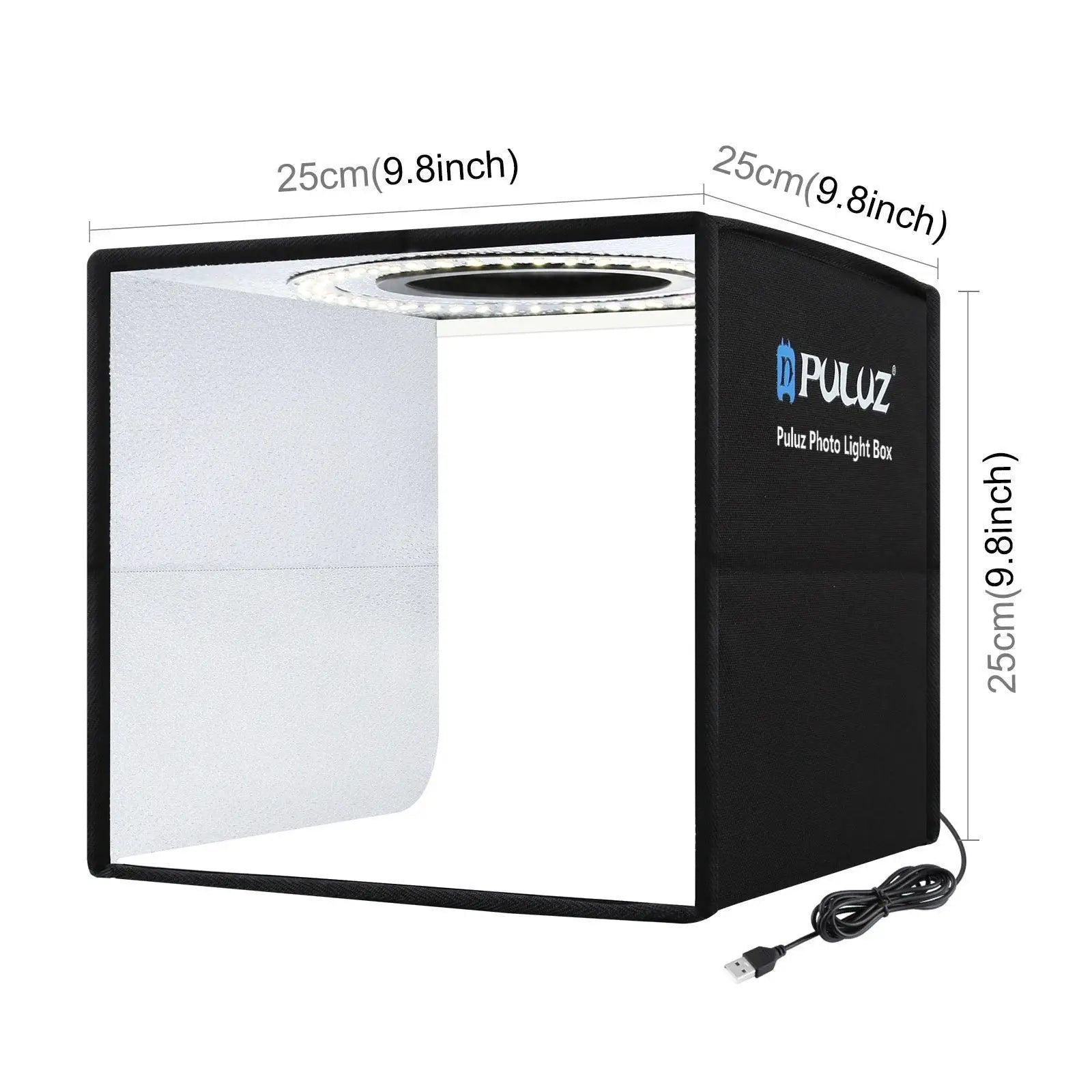 PULUZ Portable Photography Lightbox Kit For Small Items