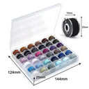 Polyester Thread Bundle Vibrant 25 Colors for Sewing