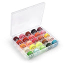 Polyester Thread Bundle Vibrant 25 Colors for Sewing