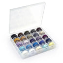Polyester Thread Bundle Vibrant 25 Colors for Sewing