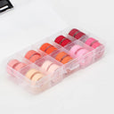 Polyester Thread Bundle Vibrant 25 Colors for Sewing