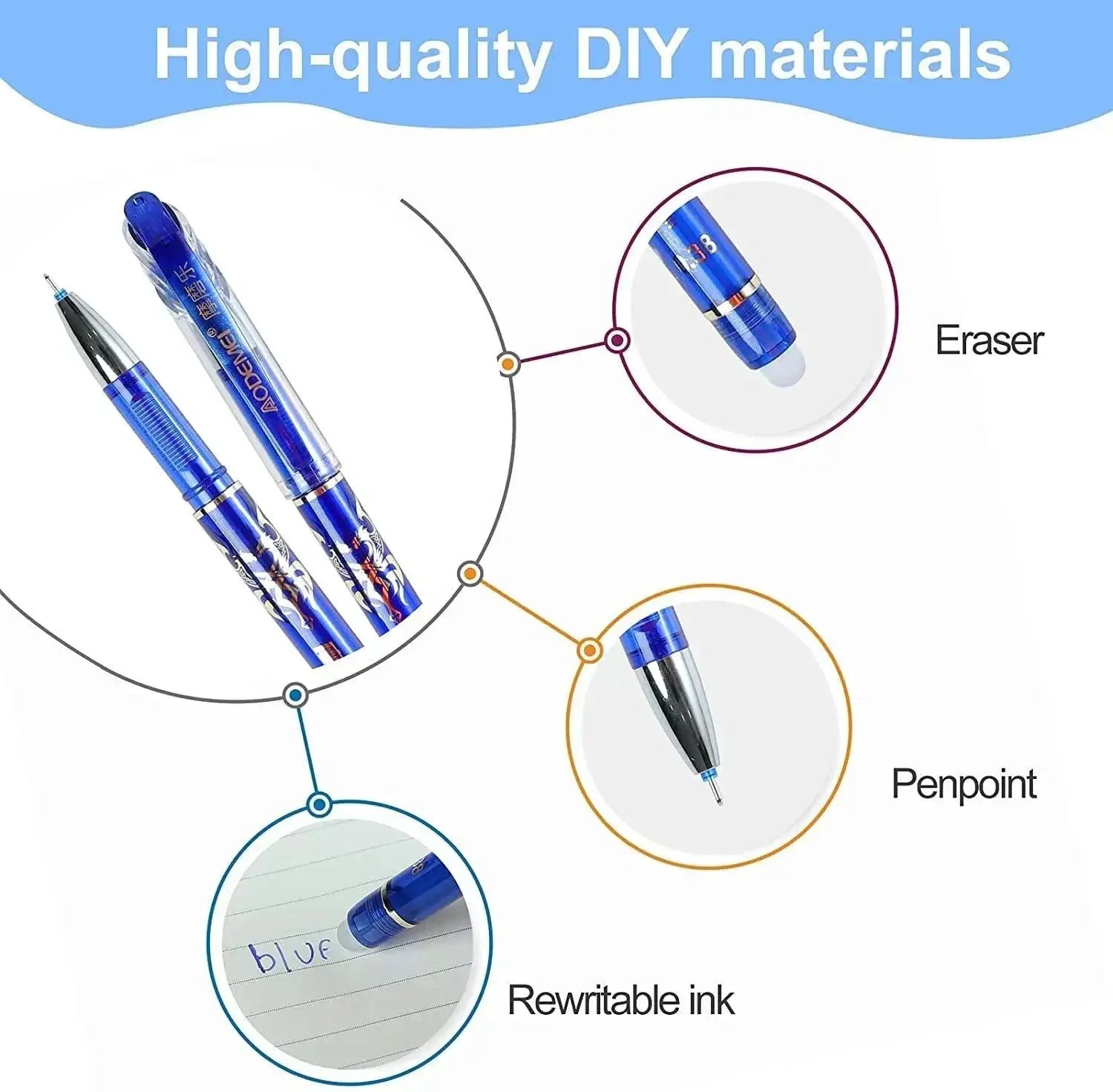 Kawaii Critter Gel Pens Set Cute Animal Stationery Kit