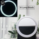 Portable LED Ring Light for Selfies and Photography