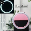 Portable LED Ring Light for Selfies and Photography