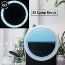 Portable LED Ring Light for Selfies and Photography