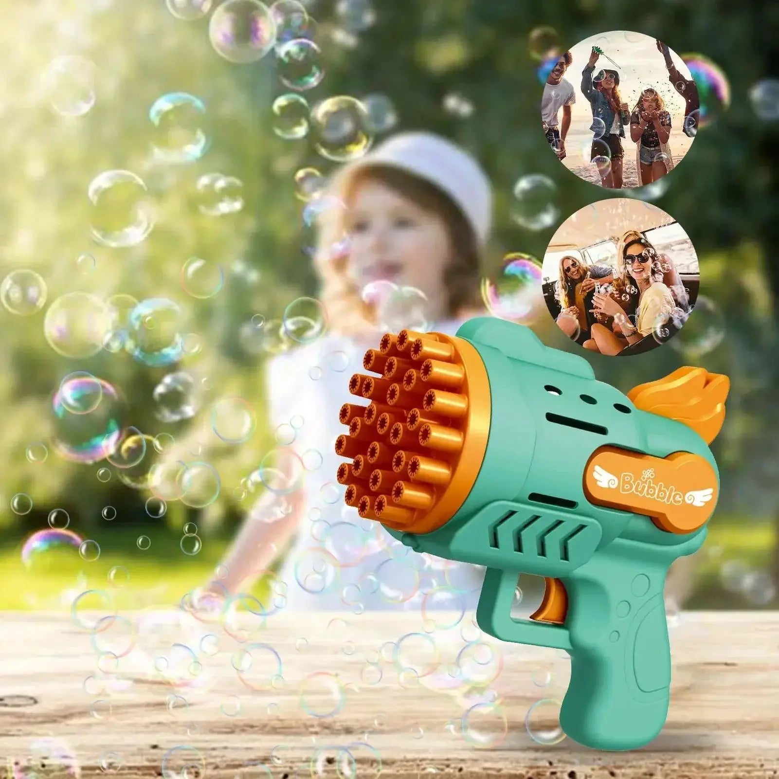 Bubble Blaster LED Bubble Machine for Kids Fun and Magic
