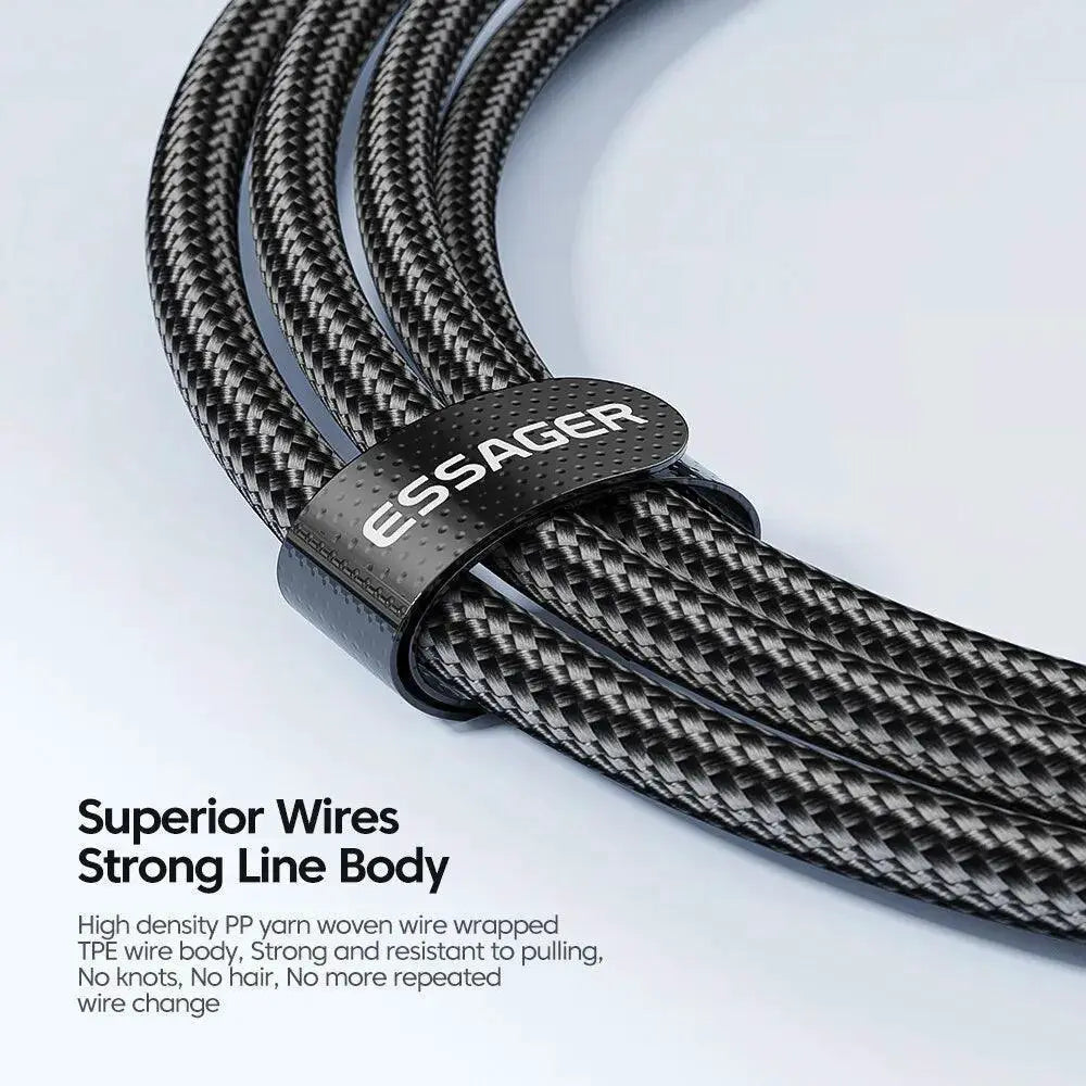 Essager Type C Fast Charging Cable MacBook Samsung Xiaomi