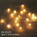 LED Santa Snowman Garland for Decor