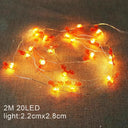 LED Santa Snowman Garland for Decor