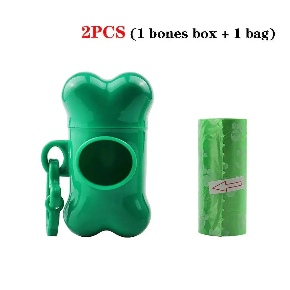 Bone Shaped Pet Waste Bag Dispenser Portable Eco Friendly