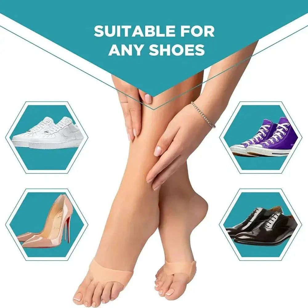 Silicone Gel Metatarsal Pads Foot Pain Relief Kit Comfort