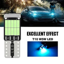 T10 W5W Led Car License Plate Lamp White 6000K Bulb Upgrade
