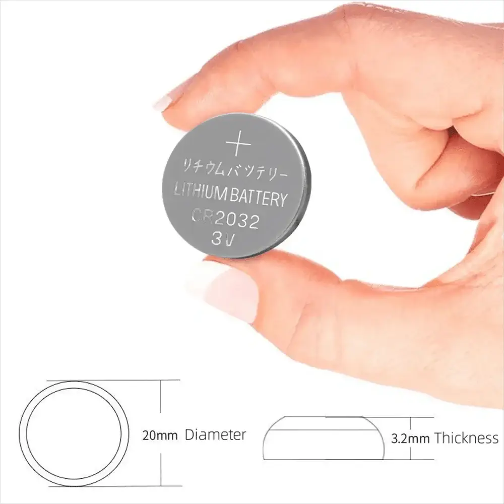 CR2032 Lithium Button Cell Battery Power Up For Gadgets