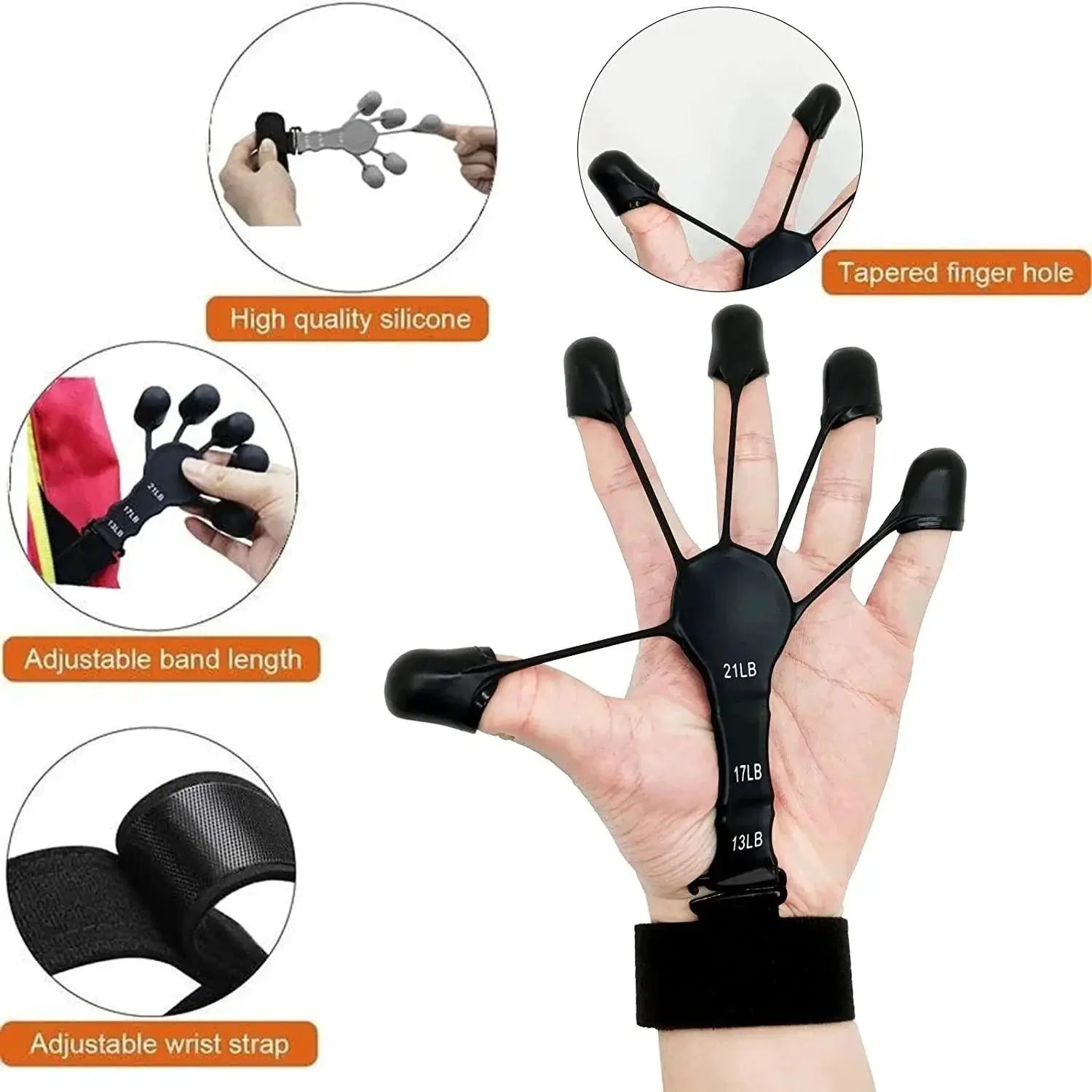 Finger Sleeve For Guitar Trainer Ukulele Bass Exerciser