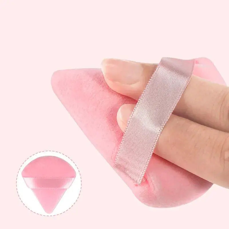 Velvet Triangle Makeup Sponge For Flawless On The Go Looks