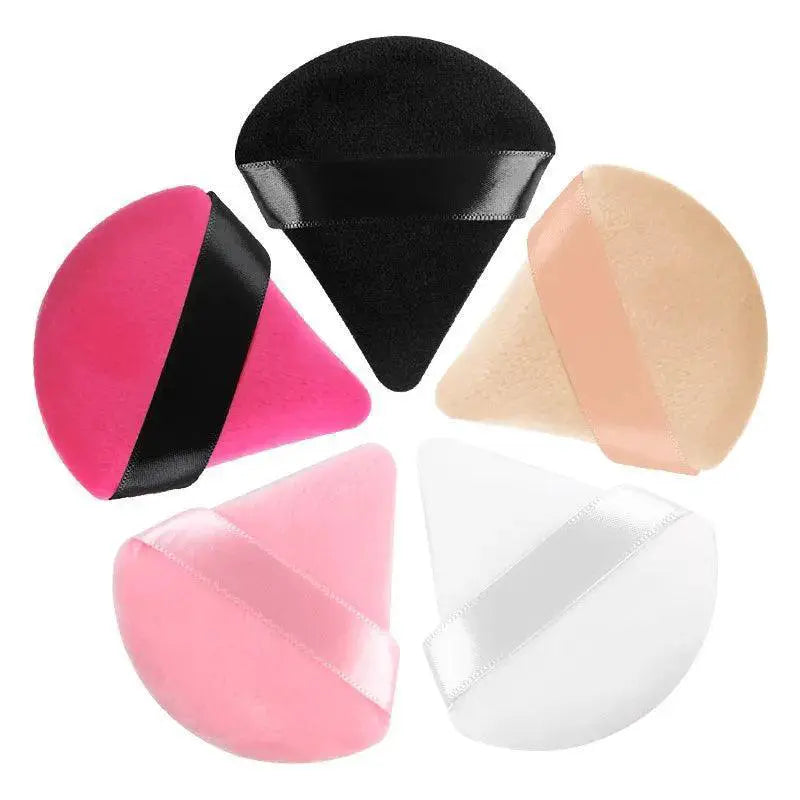 Velvet Triangle Makeup Sponge For Flawless On The Go Looks