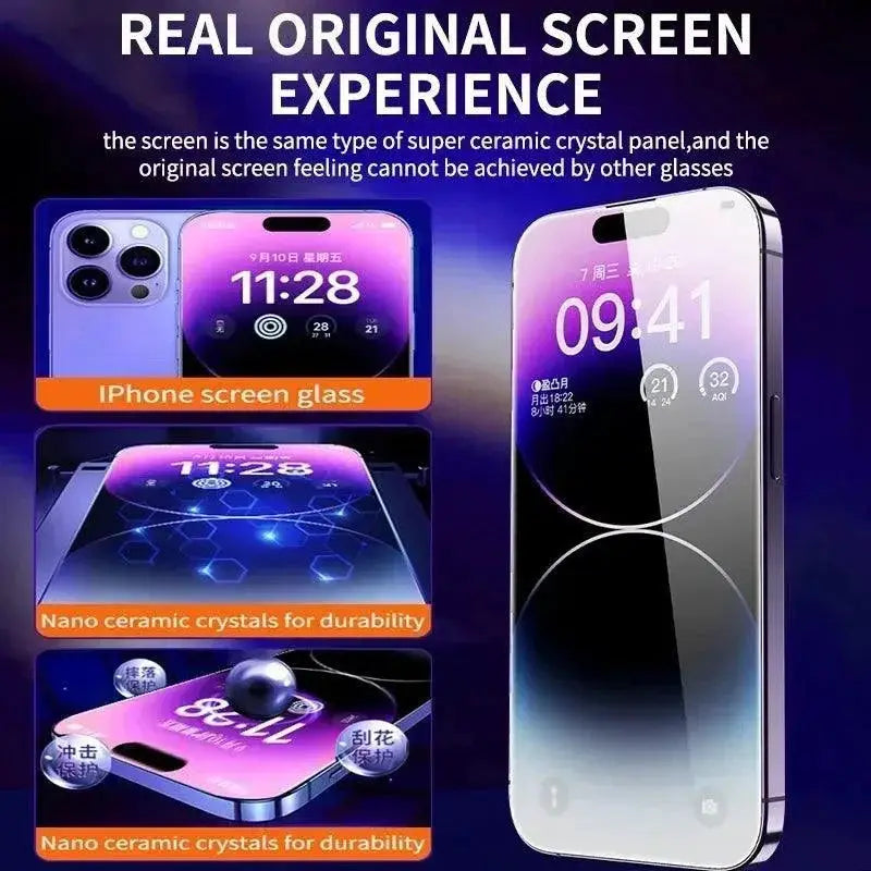 8K Privacy Screen Protector For iPhone Anti Spy Glass