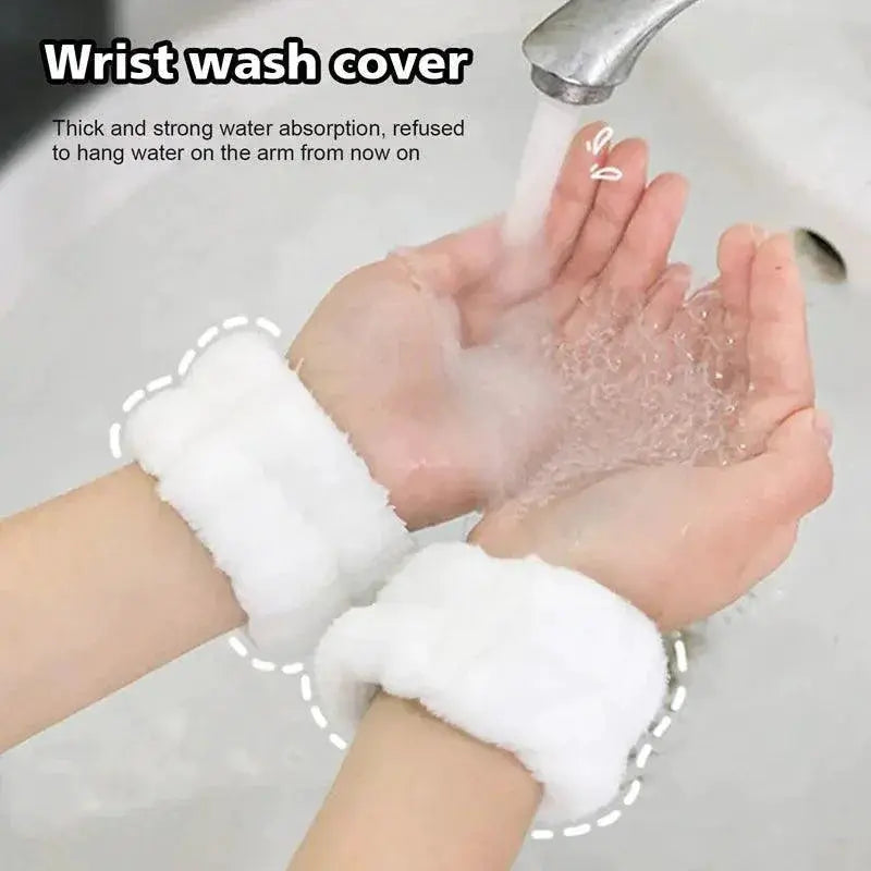 Microfiber Face Washing Wristband Towel Set for Skincare