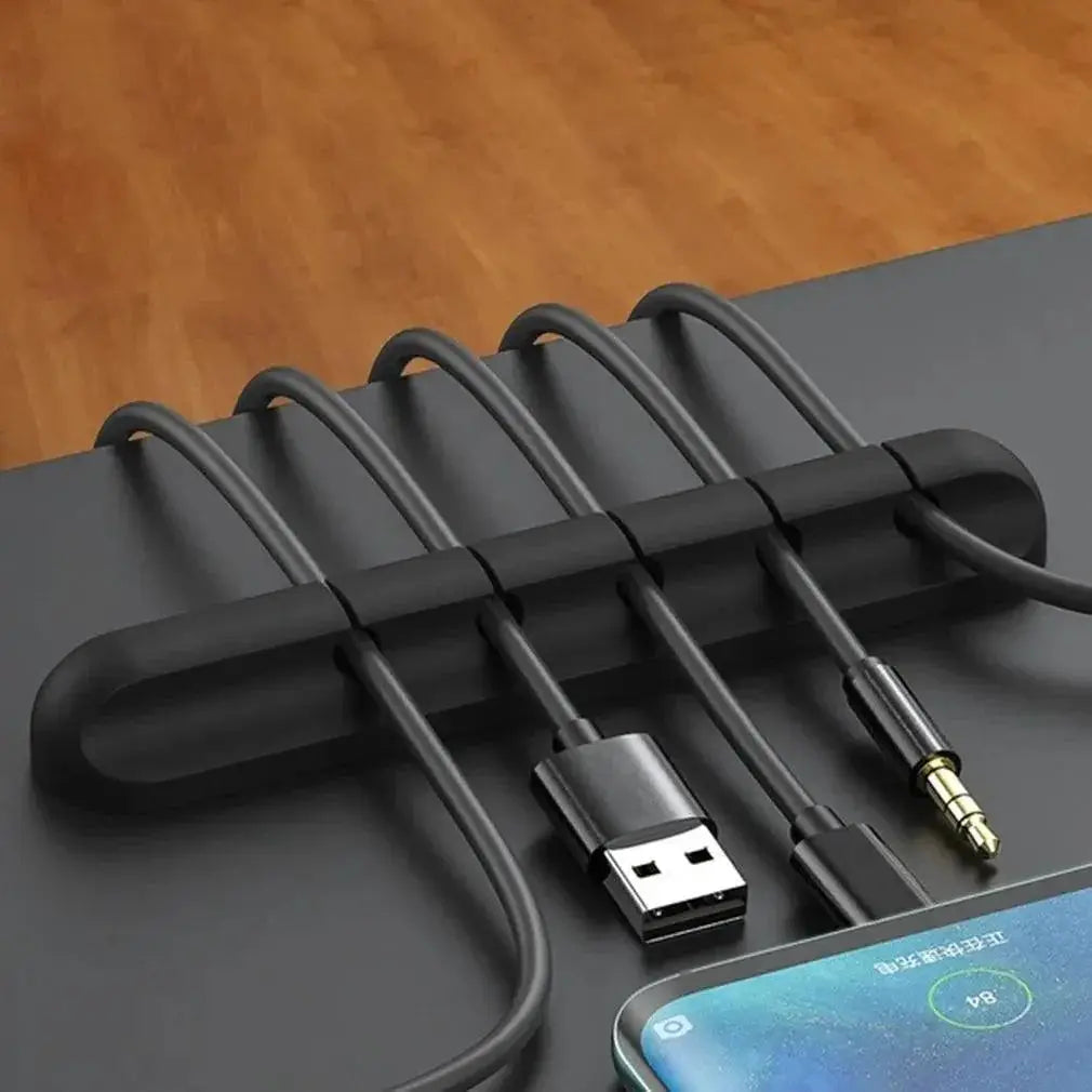 Flexible Cable Organizer For Neat Workspace Management