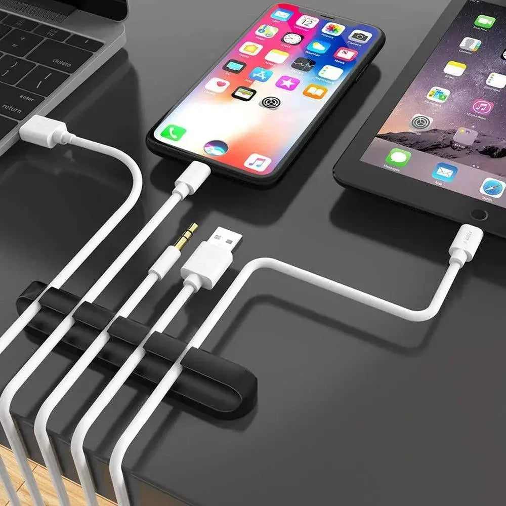 Flexible Cable Organizer For Neat Workspace Management