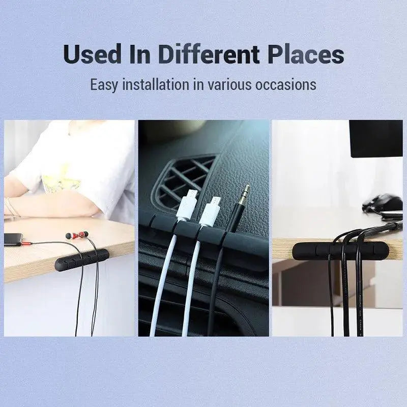 Flexible Cable Organizer For Neat Workspace Management