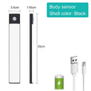 Night Light Motion Sensor LED Cabinet Lamp USB Rechargeable