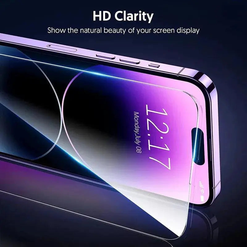 IPhone 15 Series Full Coverage Tempered Glass Protectors
