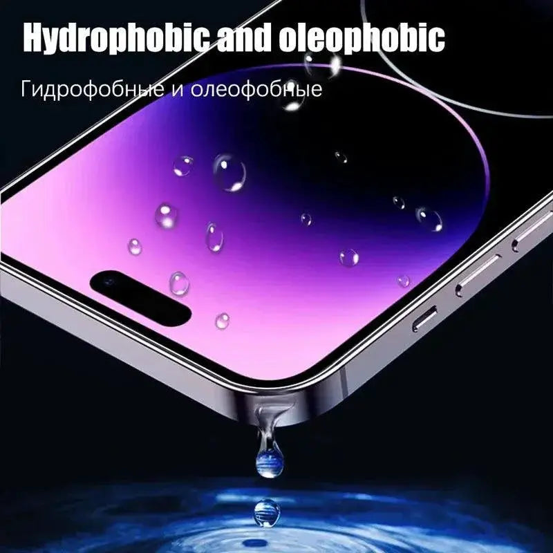 IPhone 15 Series Full Coverage Tempered Glass Protectors