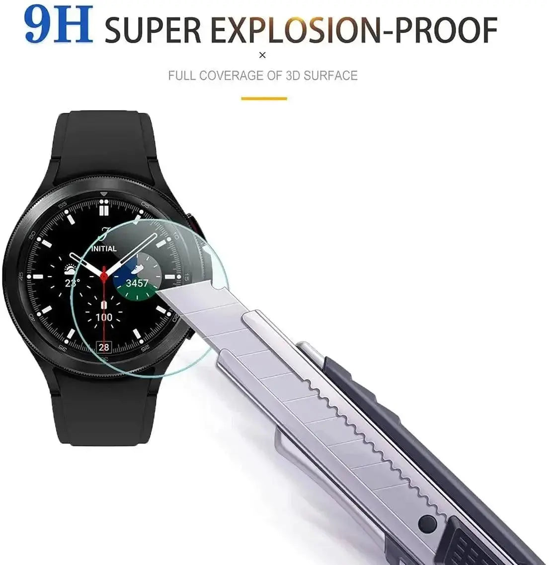 Samsung Galaxy Watch HD Tempered Glass Protector 4 5 6