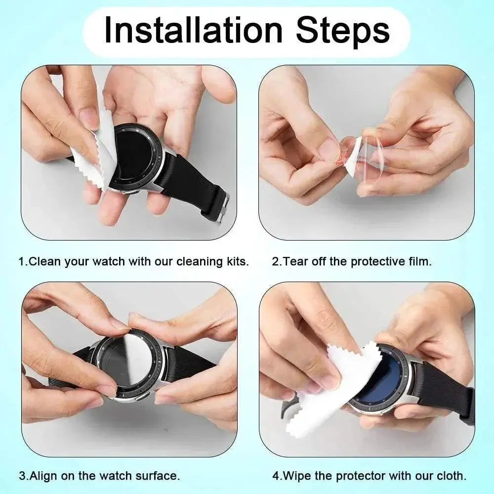 Samsung Galaxy Watch HD Tempered Glass Protector 4 5 6