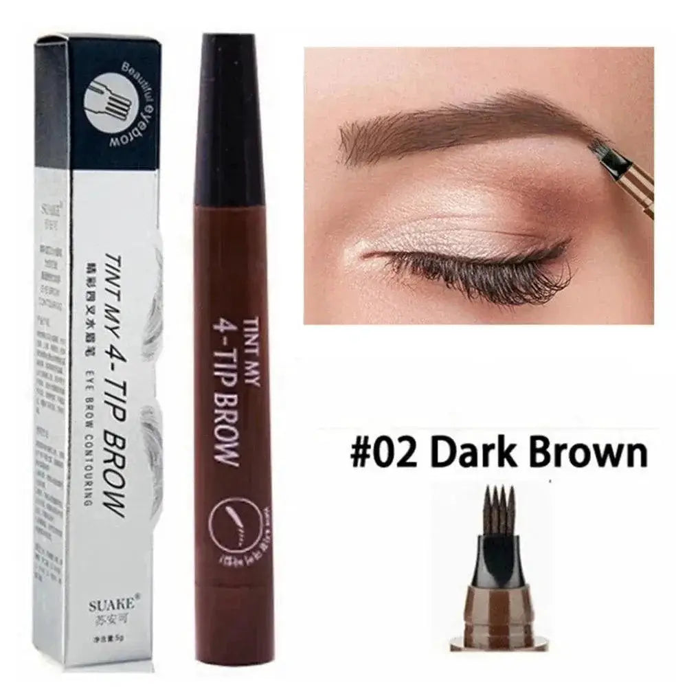 Microblading Eyebrow Pen Set Five Colors For Natural Brows