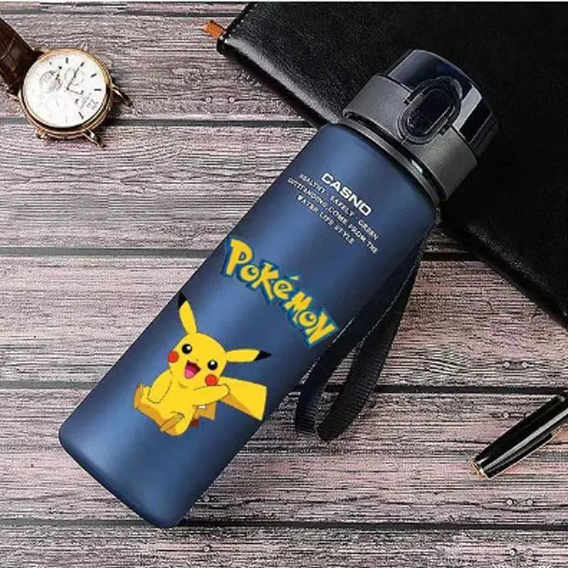 Pikachu Water Bottle For Kids Outdoor Hydration Pokémon