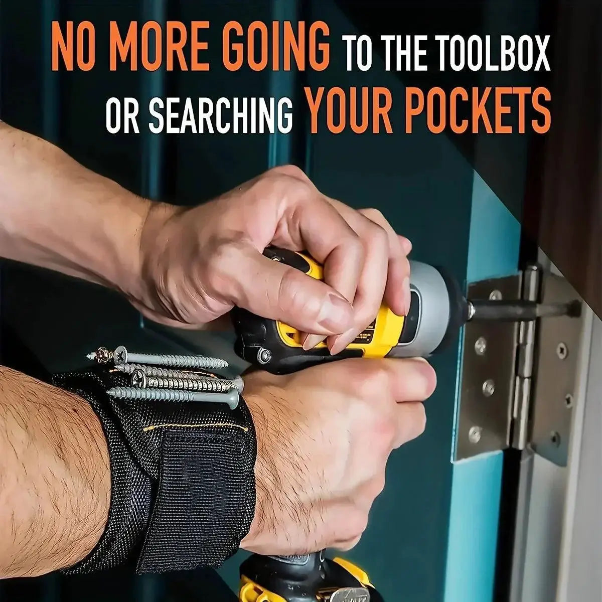 Ultimate Magnetic Wrist Tool Holder For DIY Essentials Kit