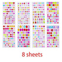 Gemstone Stickers Sparkle for Crafters